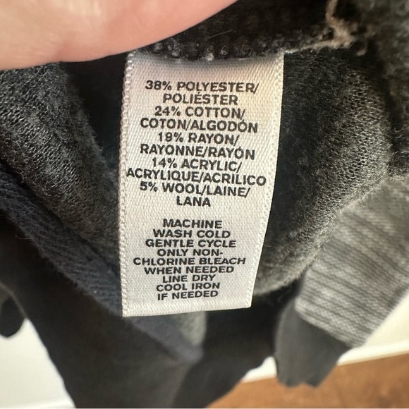 Lou & Grey Anthropologie Wool Blend Long Sleeve Sweater Zipper Back Medium - Picture 5 of 8